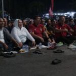 Suasana Simpang 4 Pendopo Bupati Kutai Kartanegara pada Jumat (26/4/24).
