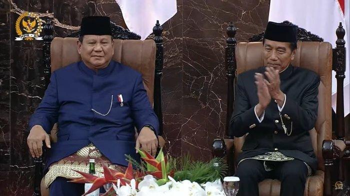 Foto: Presiden ke-7 bersama dengan Presiden Prabowo Subianto usai pelantikan Presiden dan Wakil Presiden di Gedung MPR/DPR RI, Jakarta. Minggu, 20 Oktober 2024.