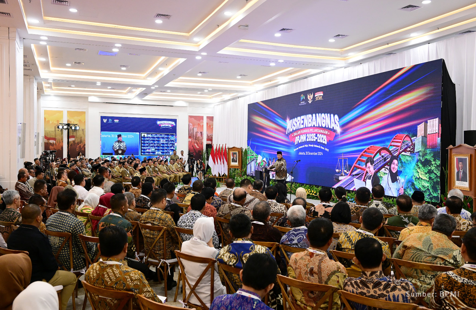 Foto: Kepala Otorita IKN Basuki Hadimuljono sampaikan milestone pembangunan IKN tahun 2025 dan 2028 di Bappenas.