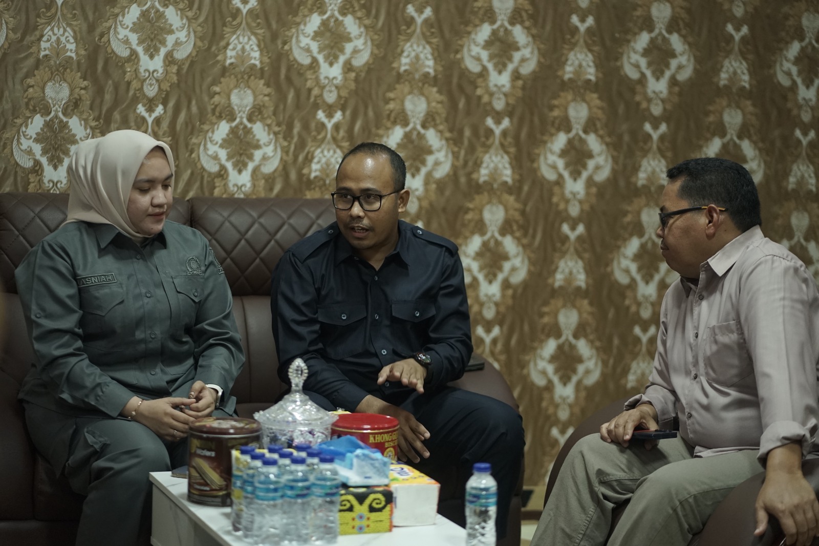 Foto: Anggota DPRD Kabupaten Kutai Kartanegara (Kukar), Rahmat Dermawan, saat berkunjung ke Kecamatan Muara Jawa.