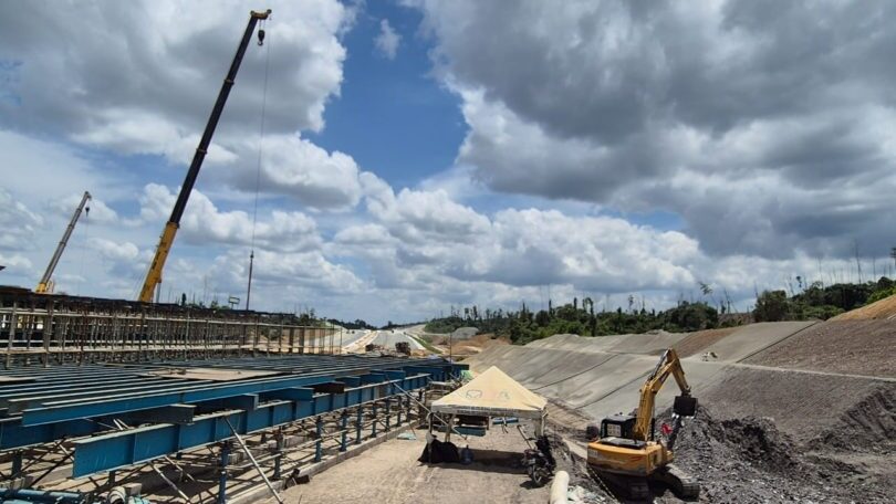 Foto: Pengerjaan Proyek Tol IKN.